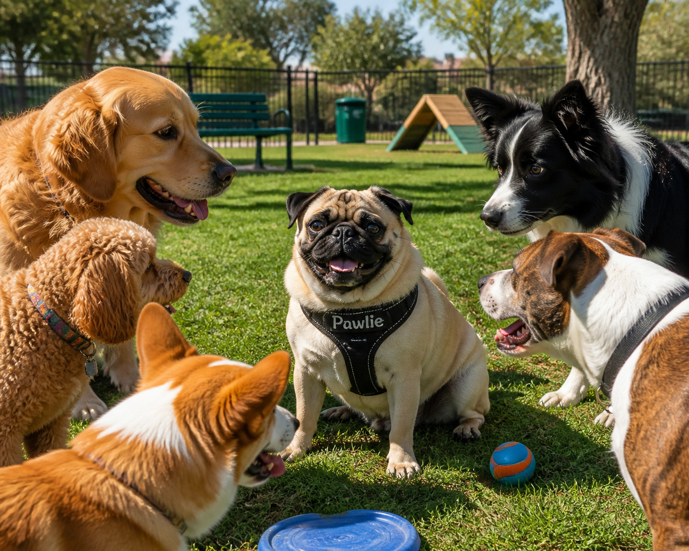 The Sitdown at the Dog Park